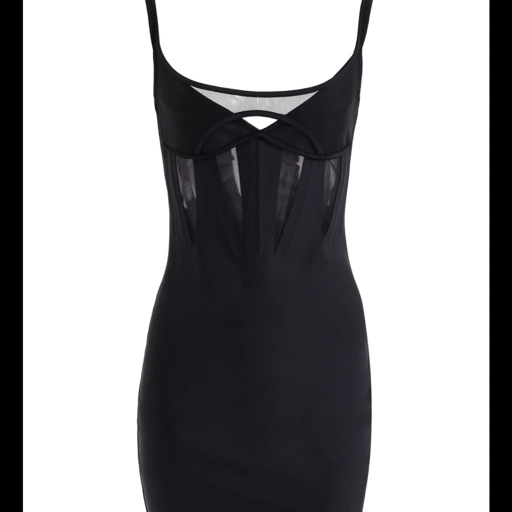 Mugler & H&M  corset Dress